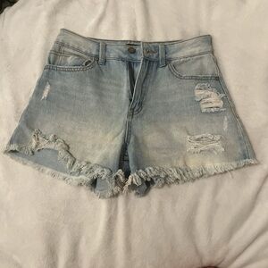 Women's Distressed Denim Shorts